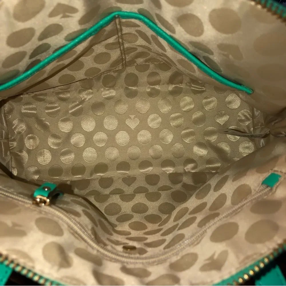 KATE SPADE Mint Green Cedar Street Maise Leather Satchel Crossbody